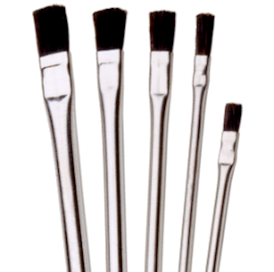 Brush Research Acid Brush with Tinned Metal Handle, Horsehair, 1/2 Width,  6 Overall Length (Pack of 1): Abrasive Brushes: : Tools & Home  Improvement