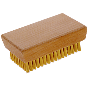 6 Inch Wood Handled Scratch Brush Brass Bristles
