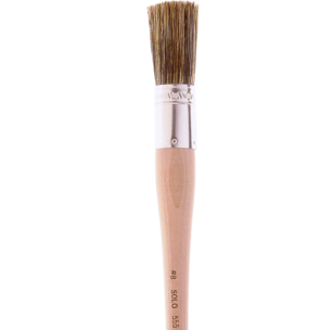 Professional Painters Art Supplies Tools Tail Soft Natural Bristle Bulk  Wholesale Quality Black Cleaning Paint Brush Tin Plated - China Paint Brush,  Bristle Paint Brush